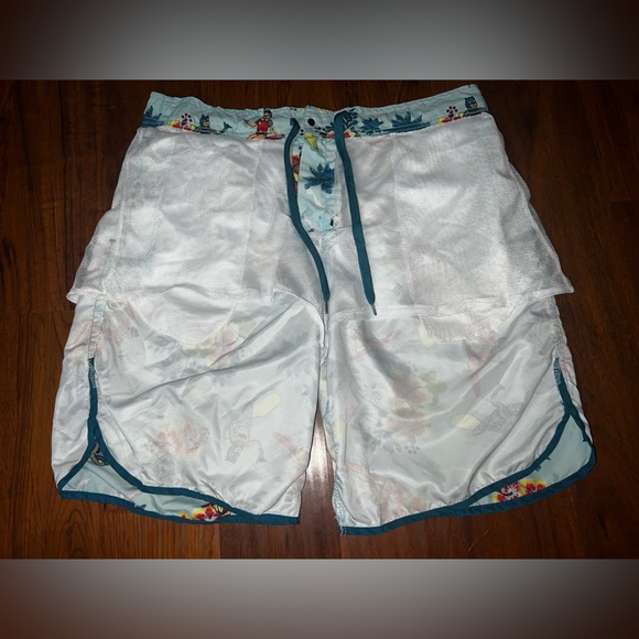 DC Originals Batman and Robin Swim Trunks Board Shorts 2XL Mesh Liner - Picture 8 of 9